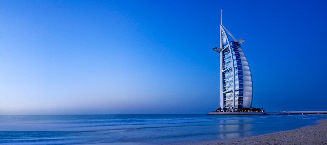Burj Al Arab Hotel - World's only 7 Star Hotel - - Dubai, UAE