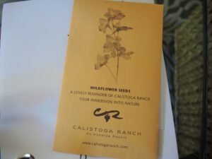 a seed packet on a white surface
