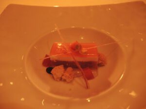 a plate of food on a plate