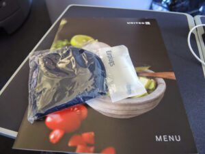 a package of earbuds on a table