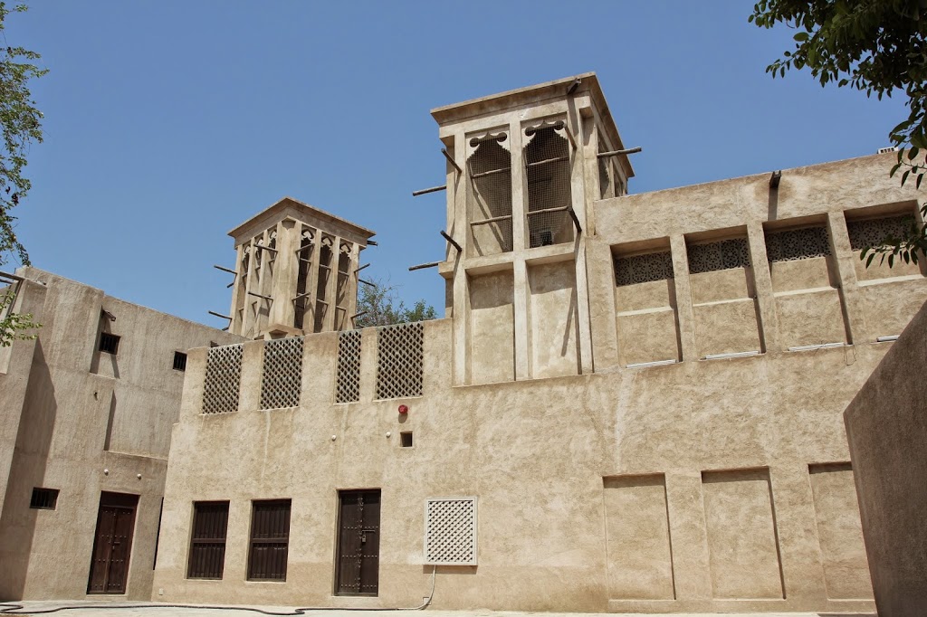 Saeed Al Maktoum House with a tower