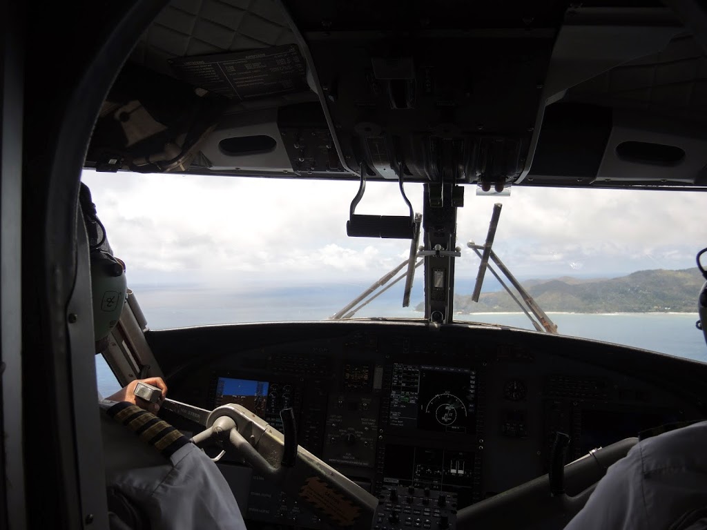 a cockpit of a plane