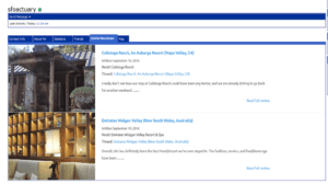 a screenshot of a hotel review