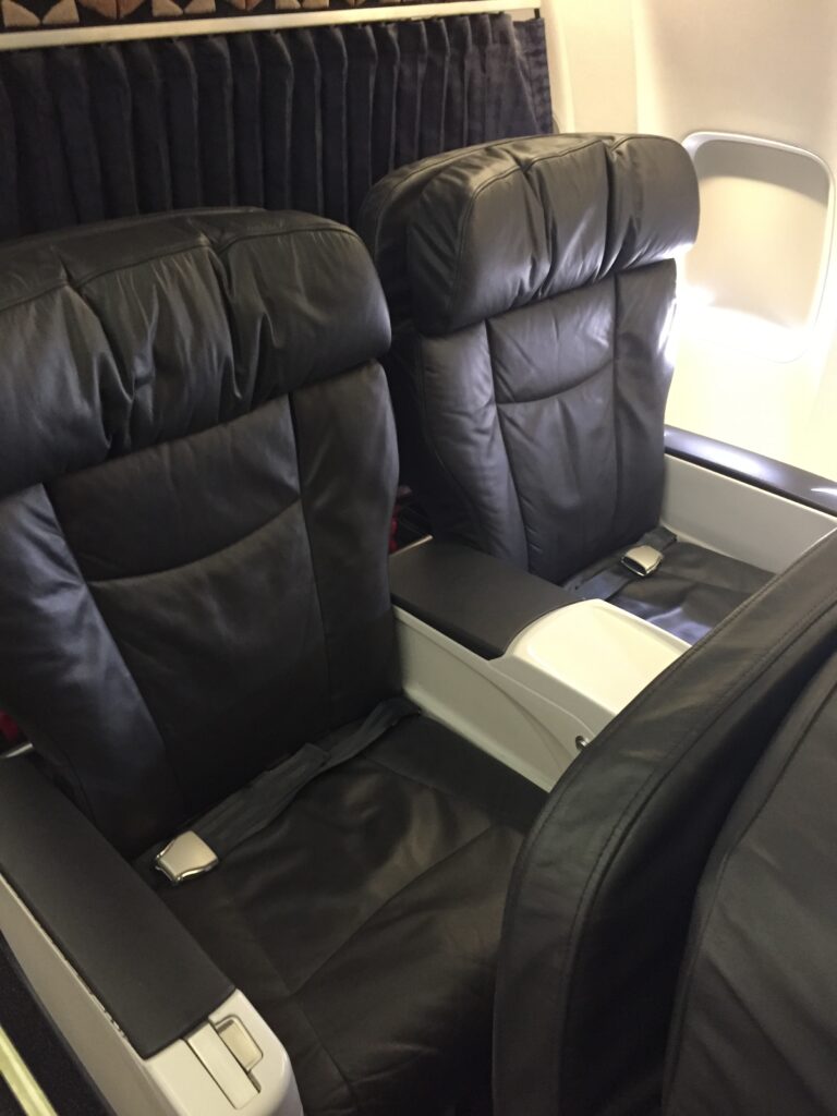 alaska airlines first class seat