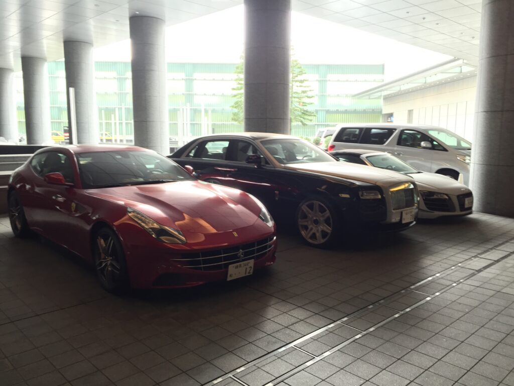 conrad tokyo car park