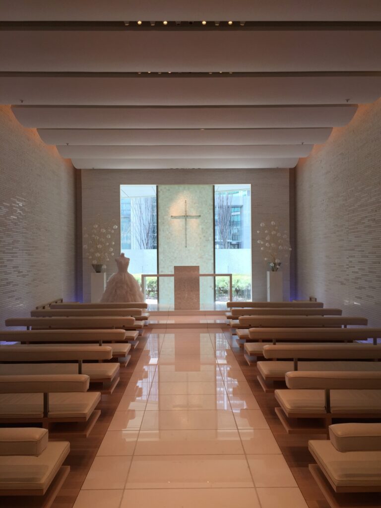 conrad tokyo wedding chapel 1