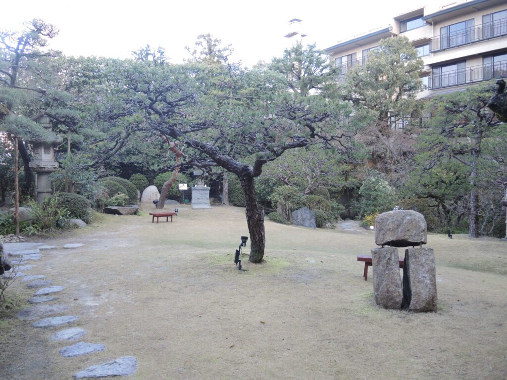 funaya ryokan matsuyama japanese garden 1