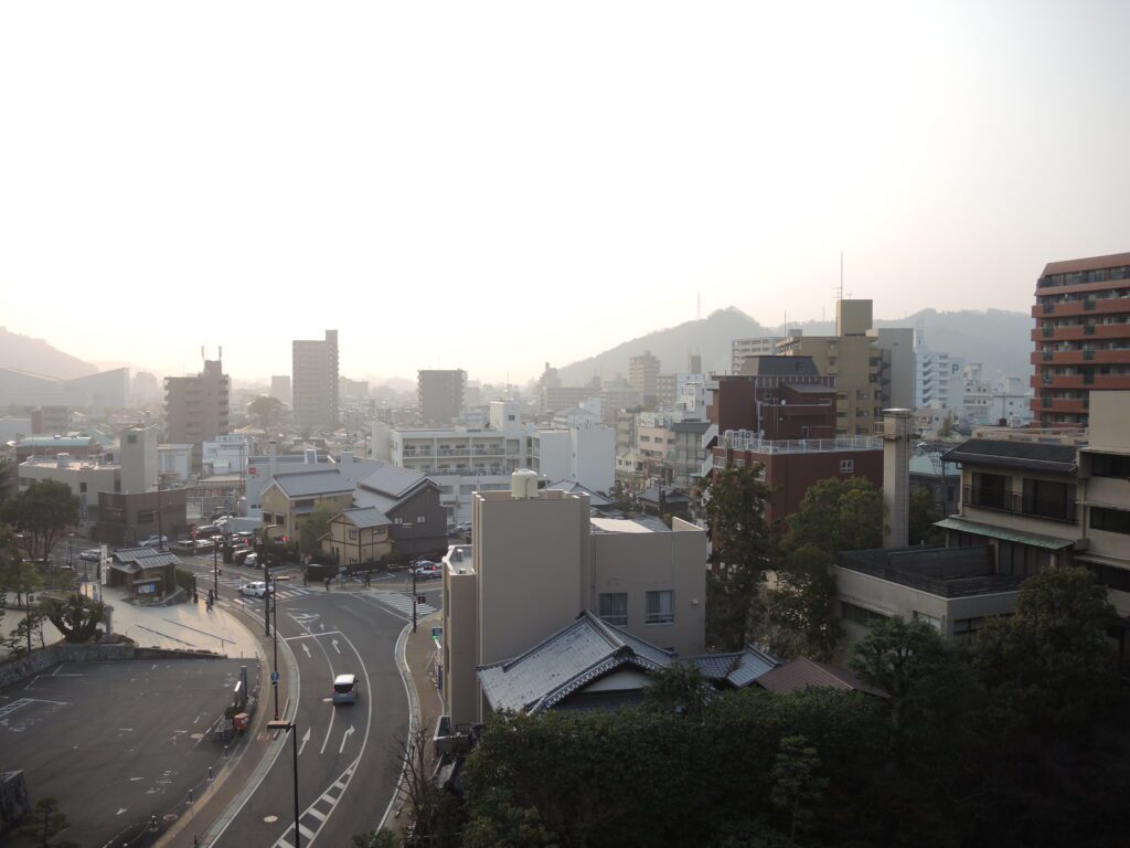 funaya ryokan matsuyama view