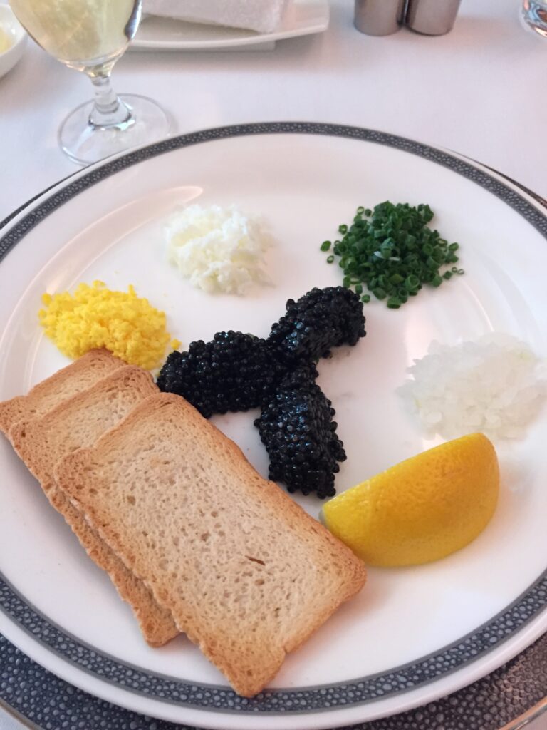 singapore airlines suites lax to nrt caviar