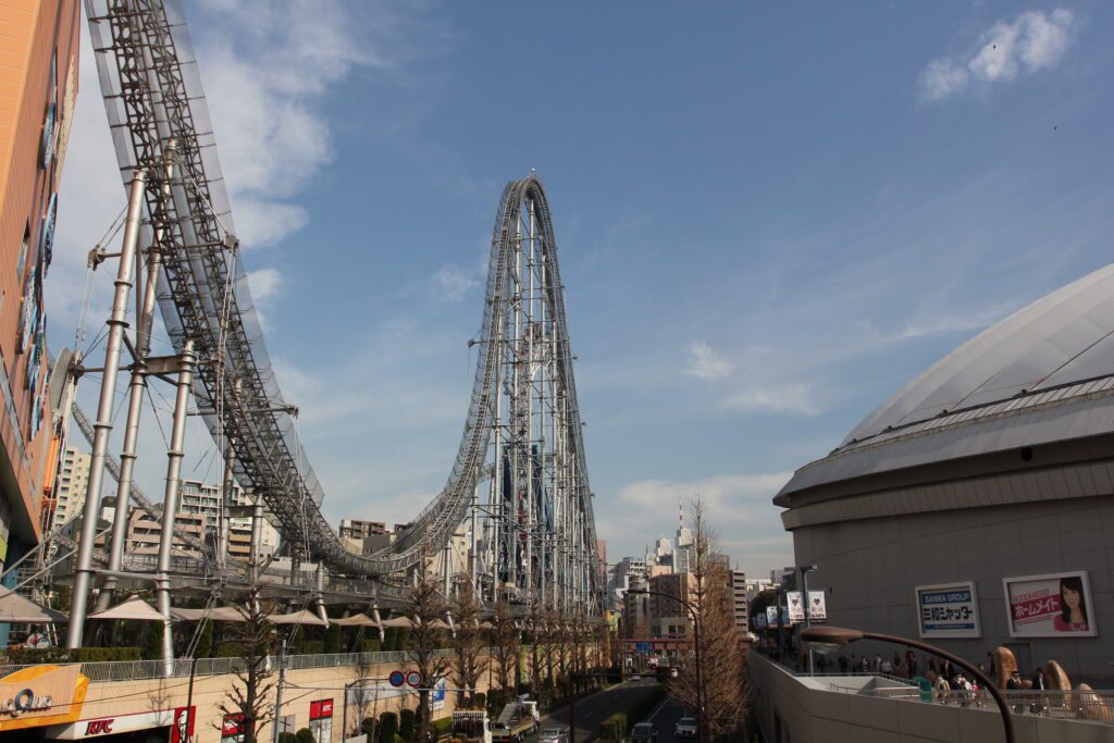 tokyo dome roller coaster