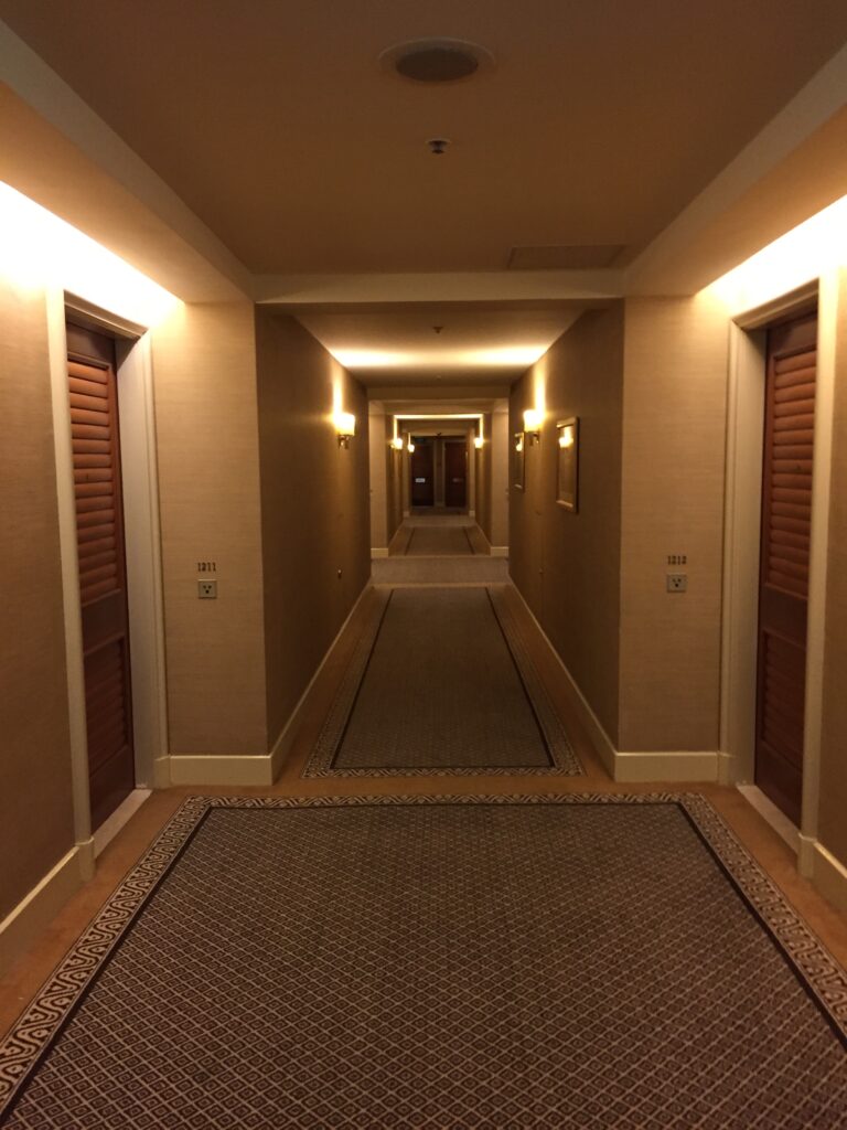 conrad singapore hotel hallway