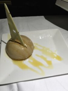 a plate of food on a table
