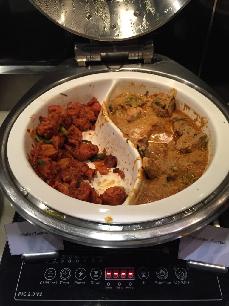 hyderabad airport lounge food 3