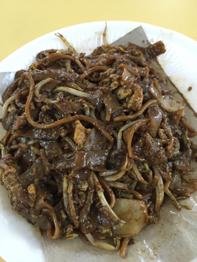 singapore chinatown hawker kway teow noodle dish