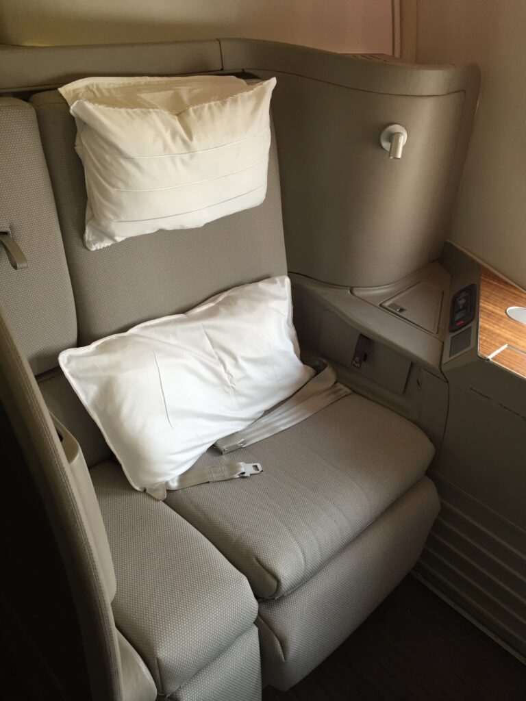 cathay pacific first class hong kong to new york first class seat