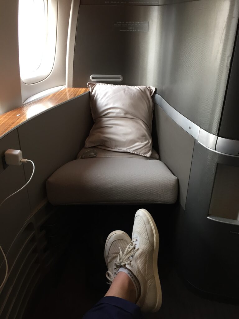 cathay pacific first class hong kong to new york legroom