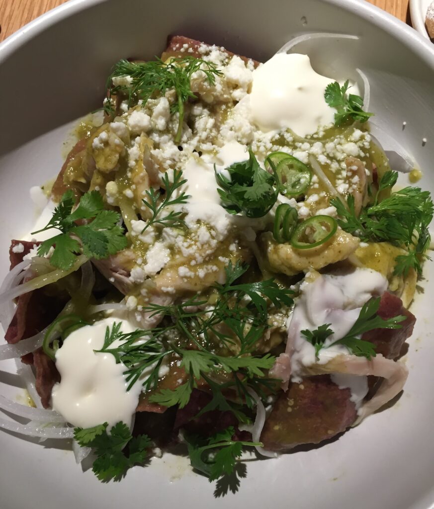 cosme restaurant nyc brunch chilaquiles