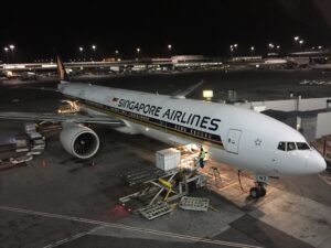 a plane at an airport