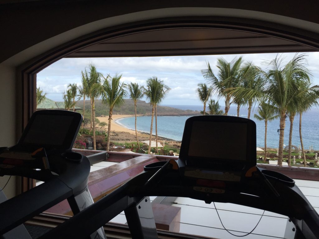 four seasons lanai treadmill view