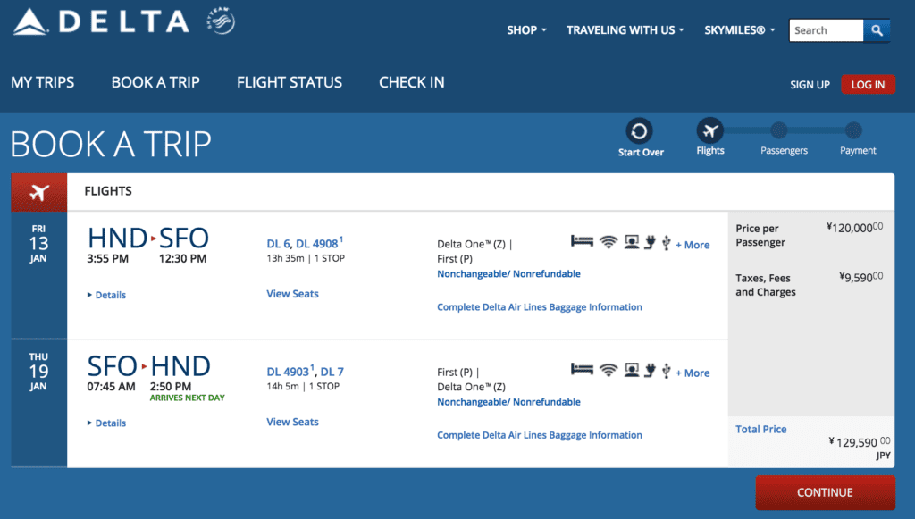 delta-booking-hnd-to-sfo-business-class-sale
