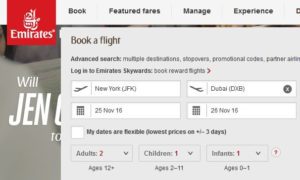 a screenshot of a flight schedule