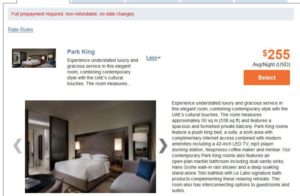 a screenshot of a hotel room